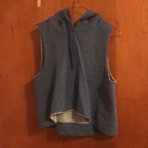 BLUE WORKOUT TOP